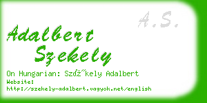 adalbert szekely business card